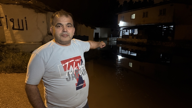 Turhal'da Yeşilırmak suyu taştı, bazı evleri su bastı