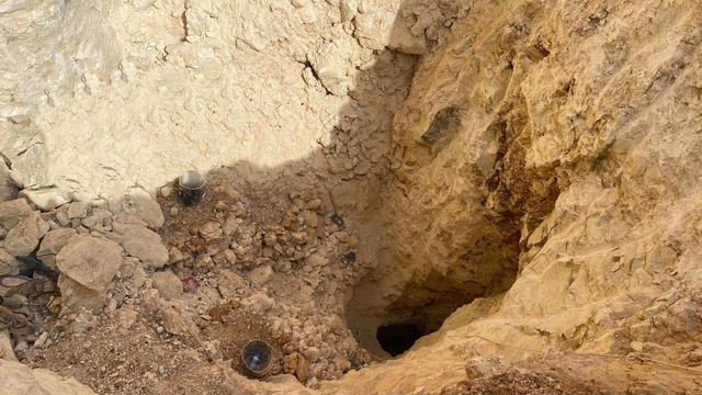 Kaçak kazı yapan 2 şahıs suçüstü yakalandı