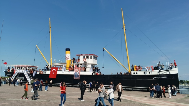 Bandırma Vapuru'nu 19 Mayıs'ta binlerce kişi ziyaret ediyor
