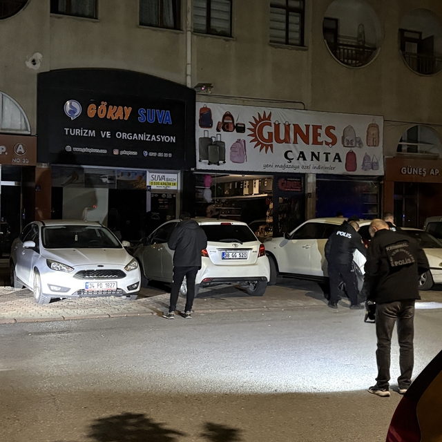 Kayseri'de turizm acentesine silahlı saldırı
