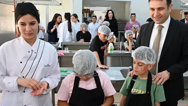 Köşk'te "Minik Şefler Mutfakta" etkinliği düzenlendi