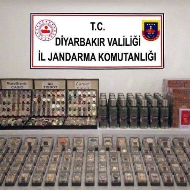 Diyarbakır'da çok sayıda gümrük kaçağı ürün ele geçirildi