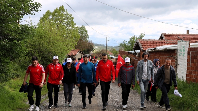 Bilecik'te doğa yürüyüşü gerçekleştirildi