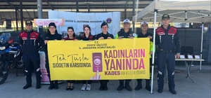 Jandarma'dan KADES ve kadına şiddet bilgilendirmesi yapıldı