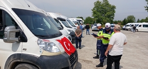 Düzce'de okul servis araçları denetimi sürüyor