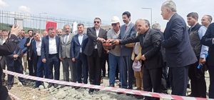 Devrek'te temel atma töreninde protokol bir araya geldi