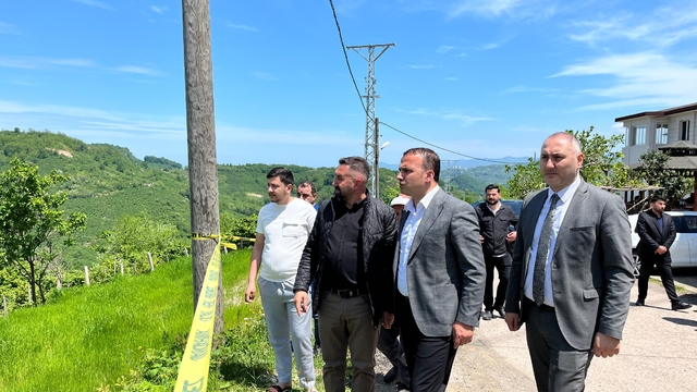 Ordu'da heyelan kamerada (2)