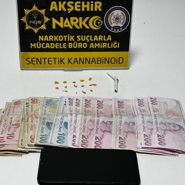 Akşehir'de uyuşturucu operasyonu
