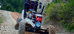Sinop'ta köylerde yol iyileştirme çalışmaları