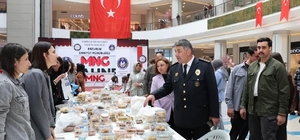 Erzurum'da emniyet mensuplarının eşlerinden hayır çarşısı