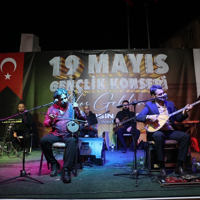 Sungurlu'da 19 Mayıs coşkusu konserle taçlandı