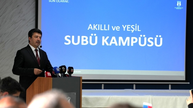 SUBÜ'nün 8'inci kuruluş yıl dönümünde yeni kampüs müjdesi
Rektör Sarıbıyık: "8 yıllık süreçte 2 katı mesafe kat ettik"