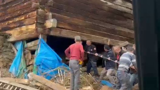 Kastamonu'da ağıl çöktü: 1 ölü