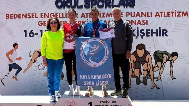 Elazığlı atletlerden Türkiye Şampiyonasında büyük başarı