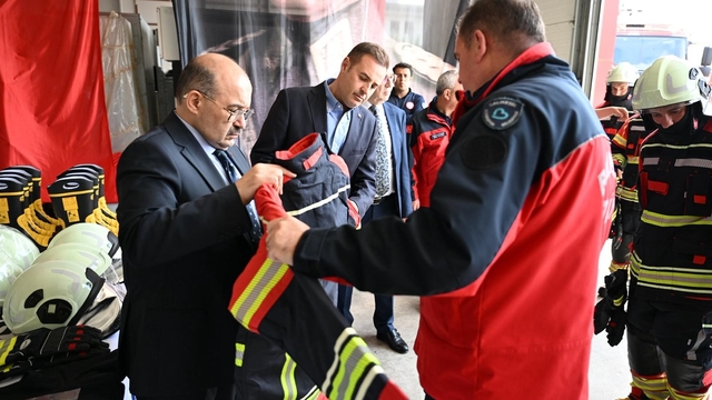 Büyükşehir'den OSB İtfaiyesi'ne 11 yıl sonra ekipman desteği