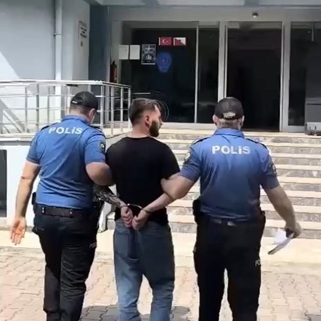 Alaçam'da cinayet hükümlüsü yakalandı