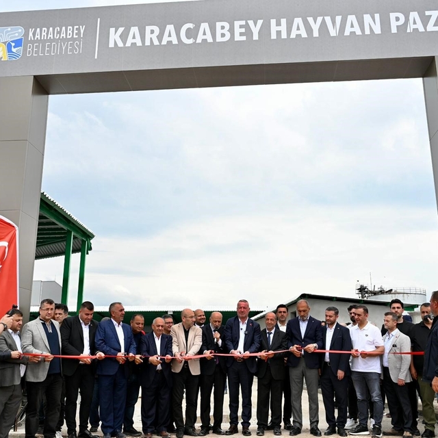 Karacabey Belediyesi hayvan pazarı hizmete açıldı