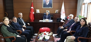 Zonguldak SGK heyetinden Vali Hacıbektaşoğlu'na ziyaret