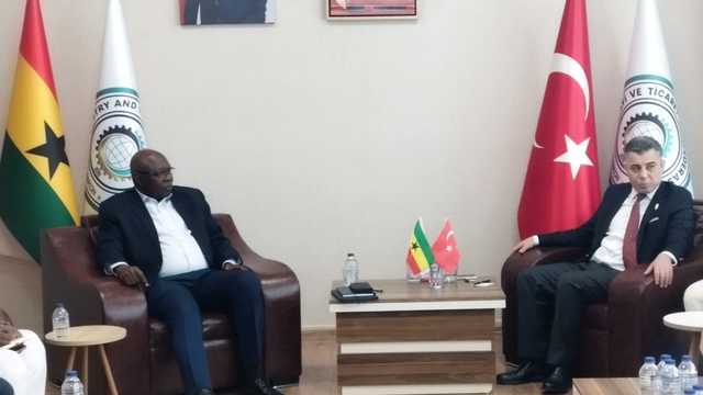 Gana Cumhuriyeti Yatırım Kurulu Başkanı ve heyeti Ankara'da