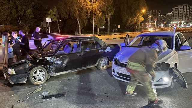 İskenderun'da trafik kazası :1 yaralı