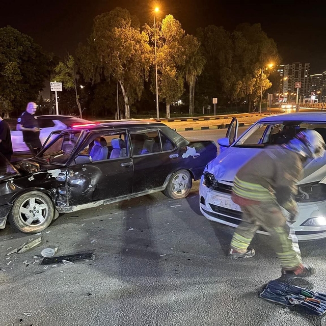İskenderun'da trafik kazası :1 yaralı