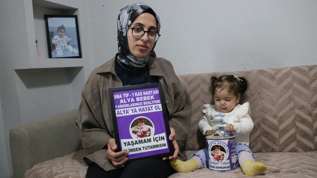 Kampanyası yüzde 80'e ulaşan SMA'lı Alya'nın annesi: Sizlere ihtiyacı var