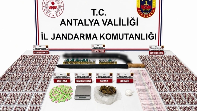 Alanya'da uyuşturucu operasyonu