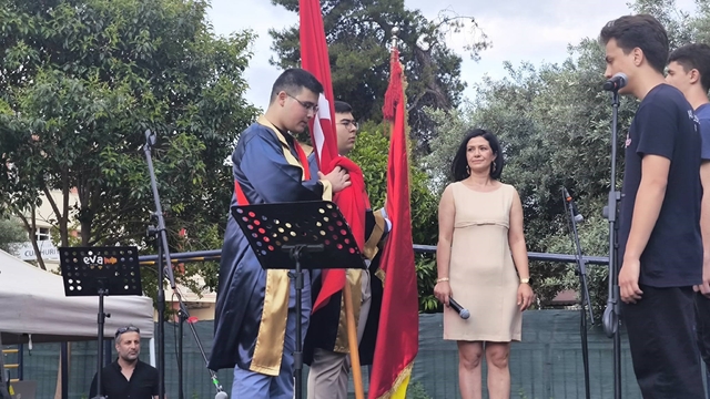 Aydın Lisesi'nde mezuniyet coşkusu