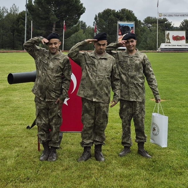 Özel bireyler için özel gün: Bir günlüğüne asker oldular