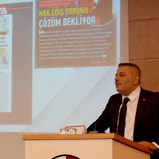 Başkan Sadıkoğlu'ndan hak ediş talebi