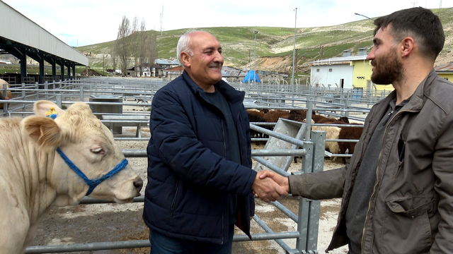 Kars'ta canlı hayvan pazarlarındaki hareketlilik artmaya başladı