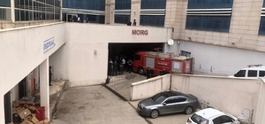 Siirt'te hastane çamaşırhanesinde yangın