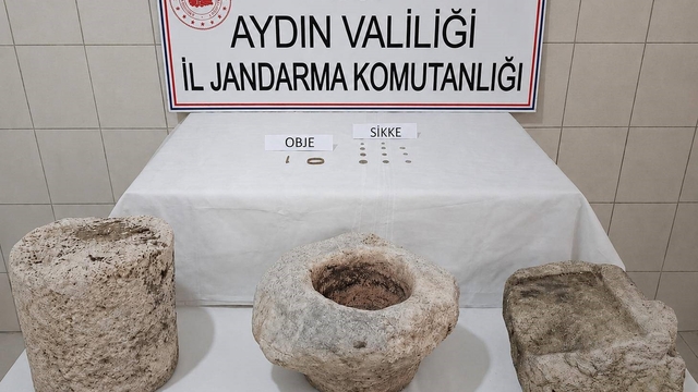 Bozdoğan'da tarihi eser operasyonu