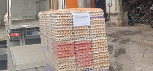 Sakarya'da 42 bin sahte organik etiketli yumurta imha edildi
