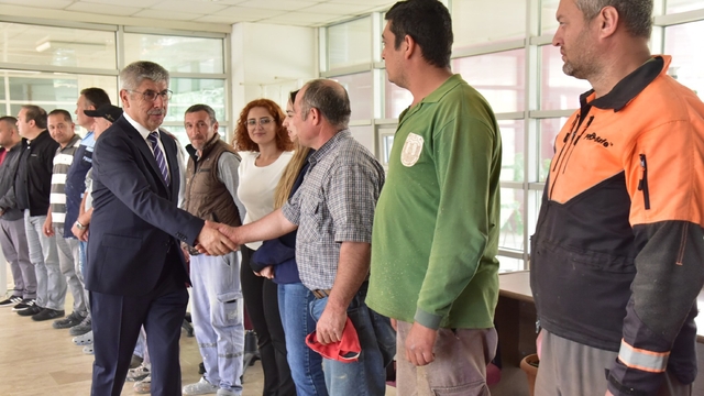 MSKÜ'de bayramlaşma töreni