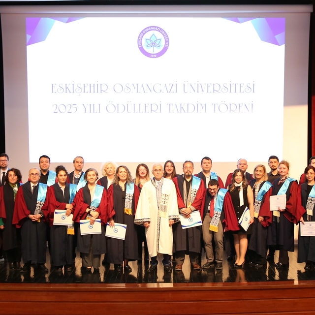 ESOGÜ 2025 yılı ödülleri sahiplerini buldu