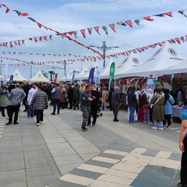 Salıpazarı'nın yöresel lezzetleri Samsun'da tanıtıldı