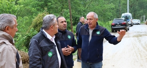Cumayeri Belediyesi ekipleri sahada
Ekipler anında müdahalede bulunuyor