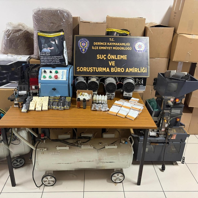 Kocaeli'de 209 bin 340 makaron ele geçirildi