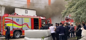 Bursa'da koltuk fabrikasında yangın