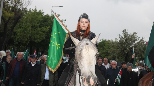 Çerkes soykırımının 162. yıldönümü anıldı