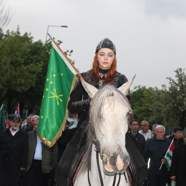 Çerkes soykırımının 162. yıldönümü anıldı