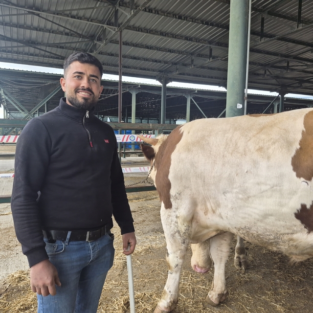Eskişehir Hayvan Pazarı'nın şampiyon danası görücüye çıktı
780 kiloluk dev...