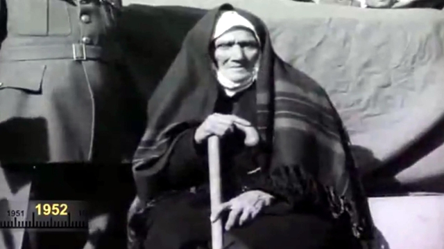 Aziziye destanının kahramanı Nene Hatun'un 1952 yılında çekilen görüntüleri ortaya çıktı