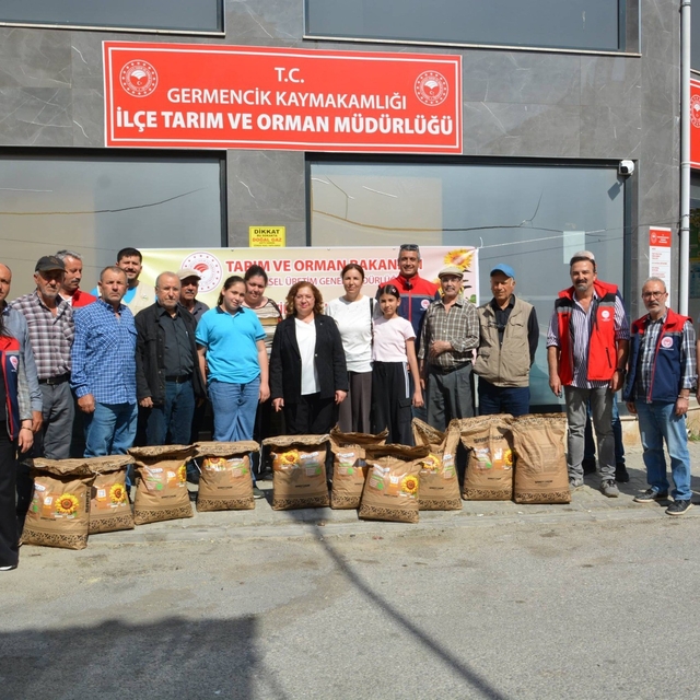Aydın'da TAKE projeleriyle üreticiye tohum desteği sürüyor