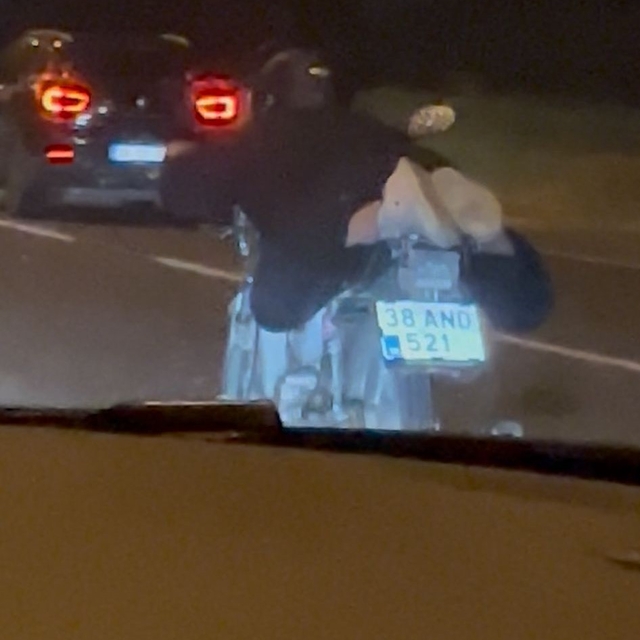Motosiklet üzerinde akrobatik hareketler yapan şahsa 46 bin TL ceza