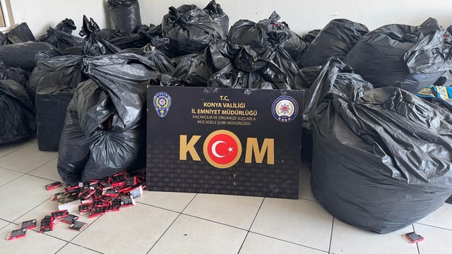 Konya'da 20 milyon liralık cinsel içerikli ürün operasyonu: 1 gözaltı