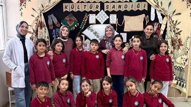 Aydıntepe'de öğrenciler kültürel mirası sanatla tanıdı