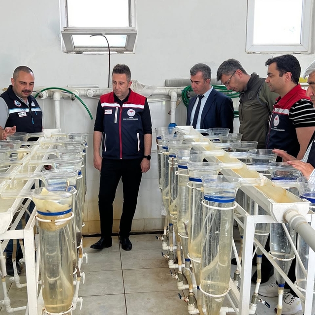 İpsala Su Ürünleri Üretim İstasyonu'nda inceleme gerçekleştirildi