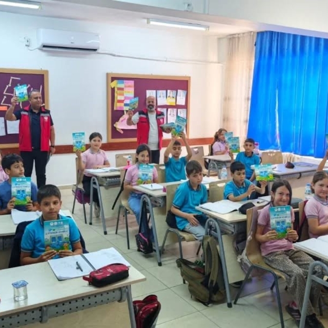 Çine'de öğrencilere su verimliliğinin önemi anlatıldı